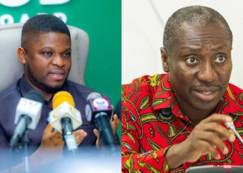 Sammy Gyamfi Dares Afenyo-Markin to Challenge Him on "Extortionist" Claim 5 Chief Executive Officer of the Ghana Gold Board (Goldbod), Sammy Gyamfi (L) and Minority Leader and Member of Parliament for Effutu, Hon. Alexander Kwamena Afenyo-Markin(R)