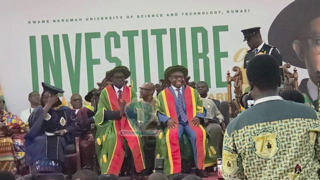 Prof. Christian Agyare Officially Invested as 13th KNUST Vice Chancellor 2 WhatsApp Image 2026 08 01 at 12.35.53