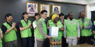 Minister for Tourism, Culture and Creative Arts, Hon. Abla Dzifa Gomashie with Some Participants and Delegates from Korea
