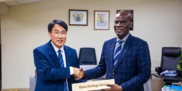 Minister for Education, Hon. Haruna Iddrisu, and  Secretary-General of the Korean National Commission for UNESCO, Dr. Hyunik Hong