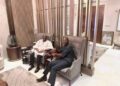Afenyo-Markin Meets Bawumia As Minority Targets “GoldBod $1.7 Billion Loss” 7 Minority Leader, Honourable Alexander Kwamena Afenyo-Markin with NPP Flagbearer, Dr. Mahamudu Bawumia