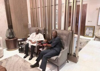 Afenyo-Markin Meets Bawumia As Minority Targets “GoldBod $1.7 Billion Loss” 2 Minority Leader, Honourable Alexander Kwamena Afenyo-Markin with NPP Flagbearer, Dr. Mahamudu Bawumia