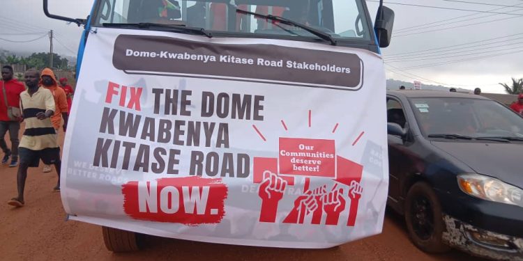People Dying Slowly On This Road — Dome Kyidomhene 1 Dome-Berekuso Road