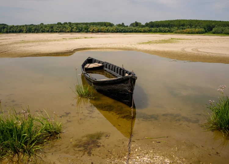 Danube River Hits Record Low Amid Heatwave, Drought 1 download 72