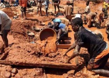 Image of Illegal mining or Galamsey
