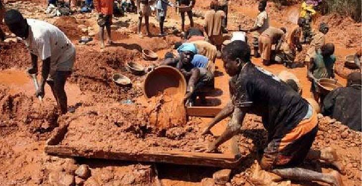 Image of Illegal mining or Galamsey