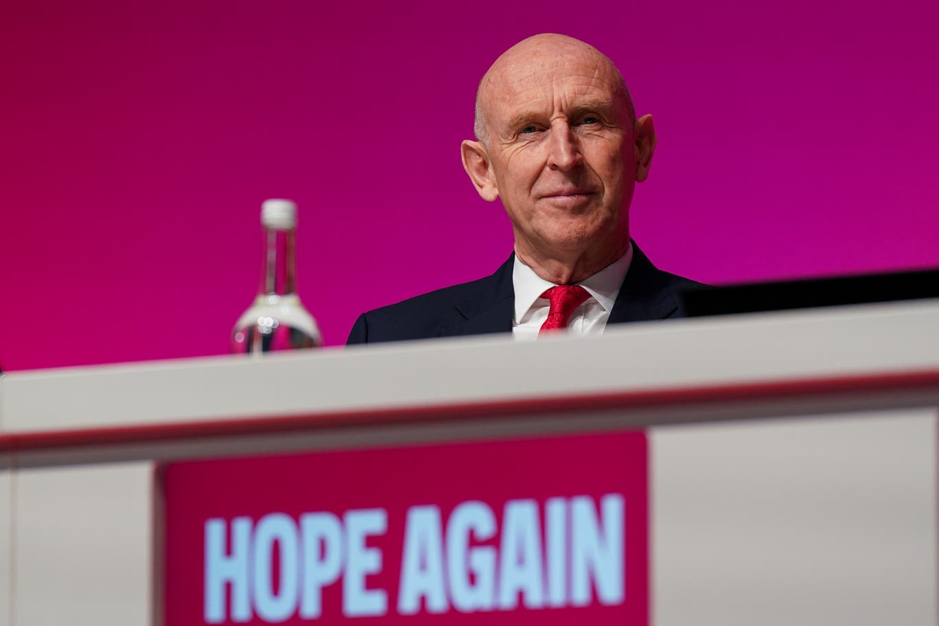 UK Chancellor John Healey