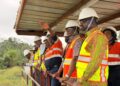AngloGold Concessions Suffer Encroachment by Illegal Miners in Western Region 7 Hon. Joseph Nelson, the Western Regional Minister at Gold Fields Concessions