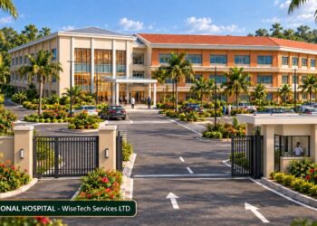 Artistic Impression of 160-Bed Referral Hospital