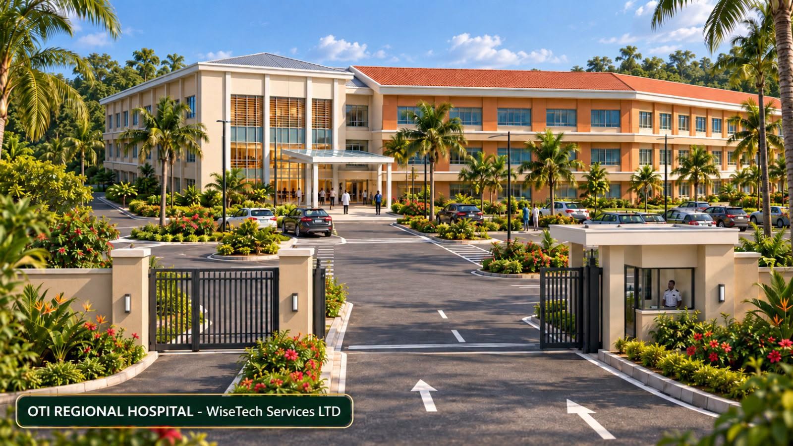 Artistic Impression of 160-Bed Referral Hospital