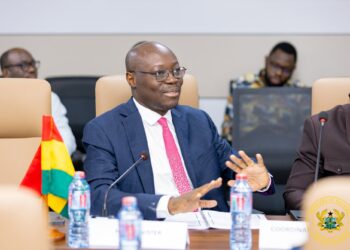 Dr Ato Forson makes a point during the hearings, which shape the allocations that will appear in the 2027 budget statement. Photo: Ministry of Finance
