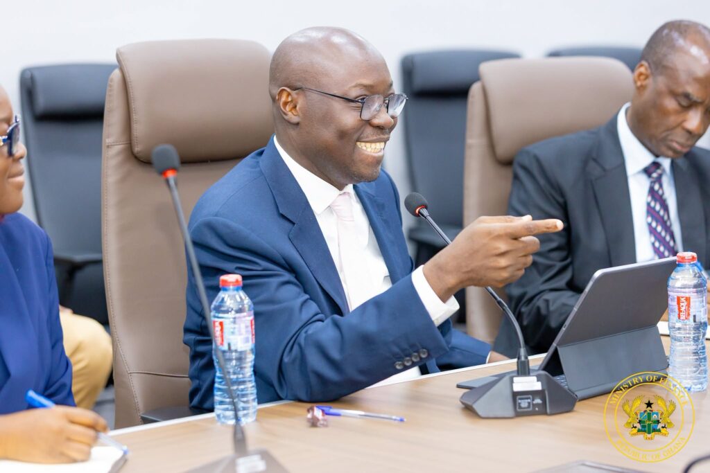 NDPC Oversight Raises Stakes for Ghana’s US$10bn New Economy 2 Finance Minister Dr Cassiel Ato Forson makes a point during talks with the National Development Planning Commission on the New Economy programme in Accra. Photo: Ministry of Finance