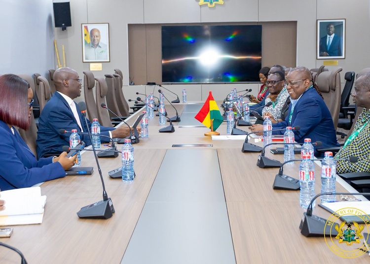 NDPC Oversight Raises Stakes for Ghana’s US$10bn New Economy 1 Dr Cassiel Ato Forson and his team face the NDPC delegation led by Chairman Dr Nii Moi Thompson at the Ministry of Finance in Accra. Photo: Ministry of Finance