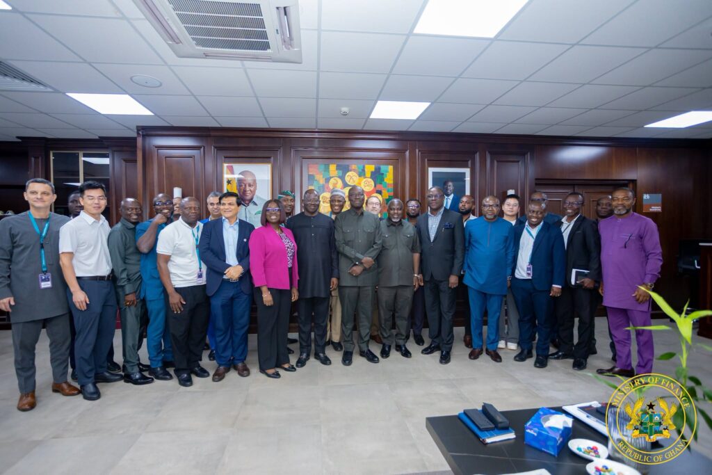 Ato Forson Sees Ghana’s Golden Era on the Horizon 4 AGI Representative at the meeting with Finance Minister Dr. Cassiel Ato Forson in a group picture with AGI Delegation