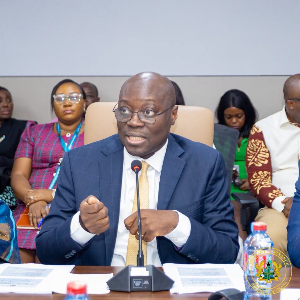 IFC Pipeline Raises Ghana’s Productive Investment Stakes 4 Finance Minister Dr. Cassiel Ato Forson speaks during talks with a delegation led by International Finance Corporation (IFC) Managing Director Makhtar Diop at the Ministry of Finance in Accra on September 16, 2026.