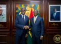 IFC Pipeline Raises Ghana’s Productive Investment Stakes 7 IFC Managing Director Makhtar Diop and Finance Minister Dr. Cassiel Ato Forson pose for a photograph at the Ministry of Finance in Accra.