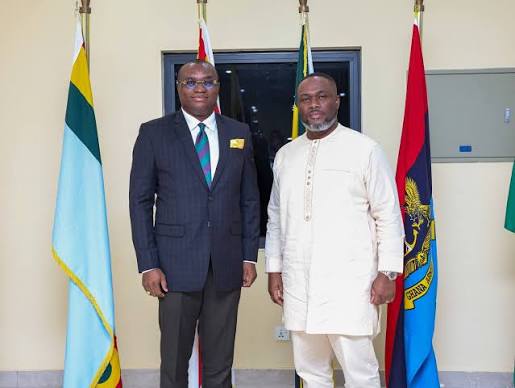 Brogya Genfi Bids Farewell to Defence Ministry for Presidency Role 1 Hon. Brogya Genfi and Defence Minister Kenneth Gilbert Adjei