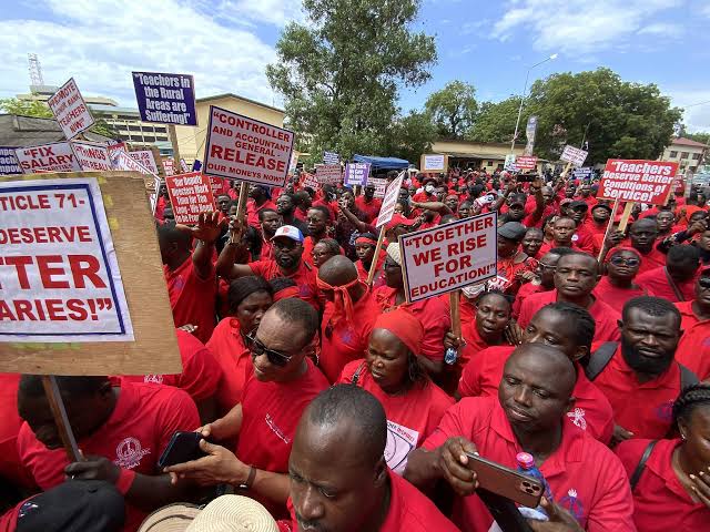 Coalition Of Unpaid Teachers Demands 14 Months' Salary Arrears 1 Coalition of Unpaid Teachers, demostrating