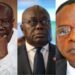 COVID-19 Fumigation: Ghana Spent GHS780 Million, Not GHS96 Million, Probe Reveals 14 From left to right: Former Finance Minister, Ken Ofori-Atta, Former President Nana Addo Dankwa Akufo-Addo and former Auditor-General Johnson Akuamoah Asiedu