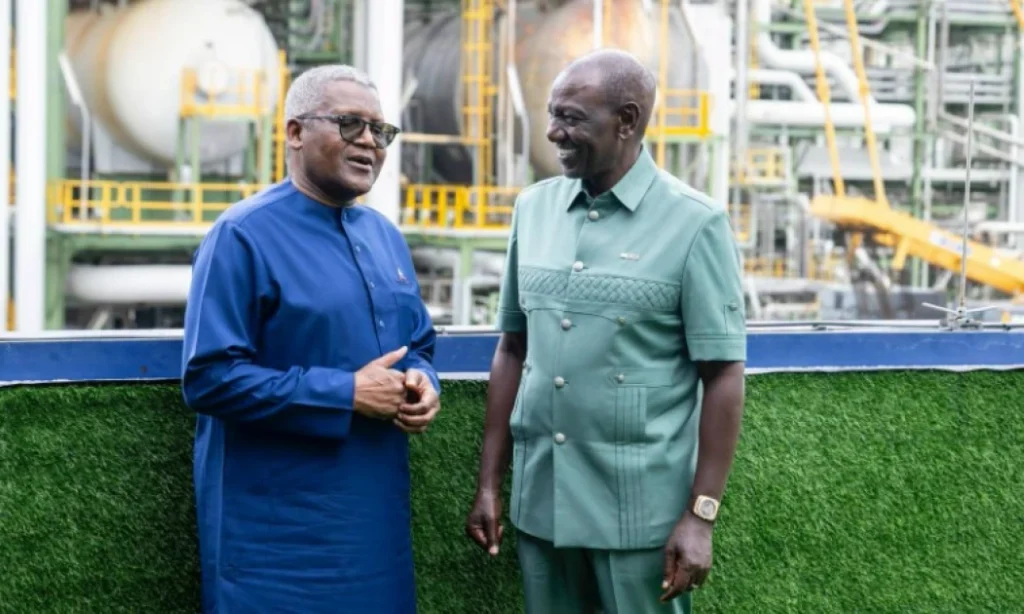 Dangote, African Leaders Break Ground on $16bn Oil Refinery 2 Dangote and Ruto