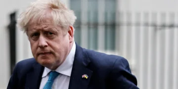 Former British Prime Minister Boris Johnson