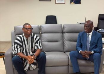 Cudjoe and Iddrisu sit down for the policy engagement, during which the Minister argued that Ghana's basic education foundation needs the same urgency given to Free SHS
