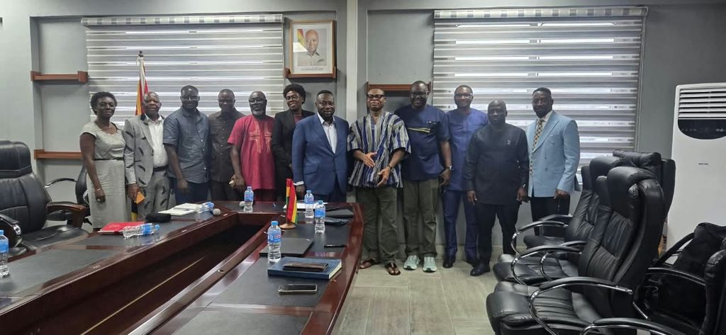Officials from IMANI and the Ministry of Youth Development and Empowerment pose together at the conclusion of their September 2, 2026 strategic dialogue.
