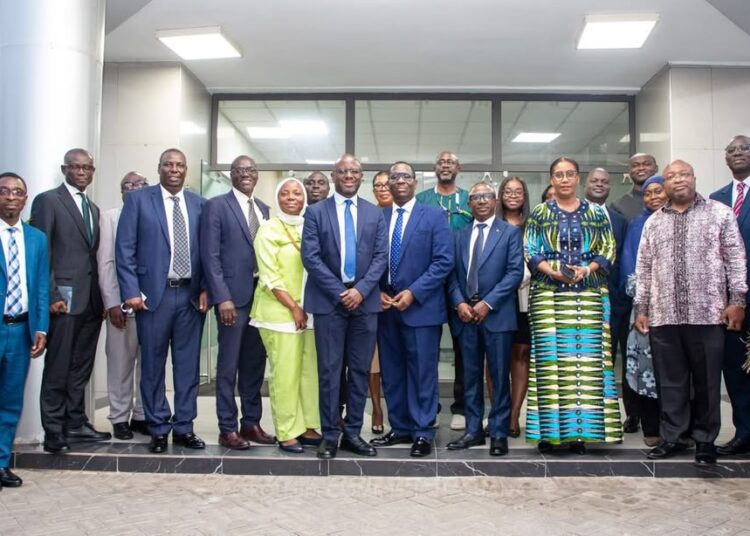 Group photo of PAU and Petroleum Commission after the engagement