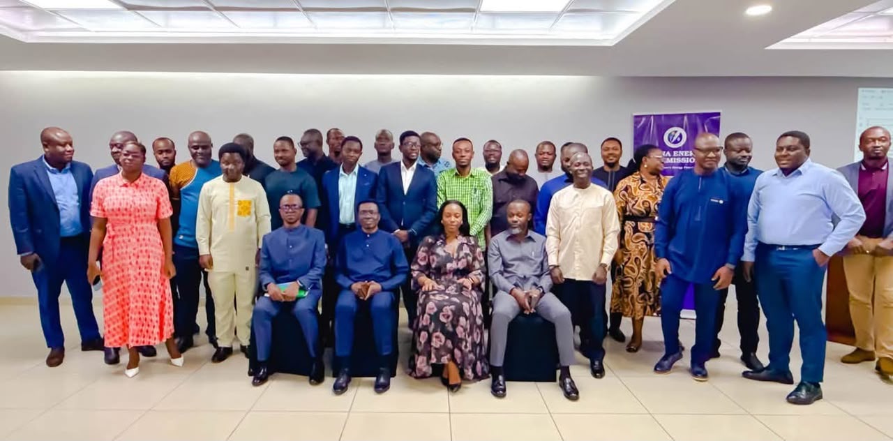A group photo taken after the engagement at Oak Plaza