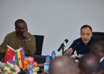 Parliament Energy Committee’s Chairman, Emmanuel Kwasi Bedzrah and Executive Chairman and President Xu Ningquan, Sentuo Group