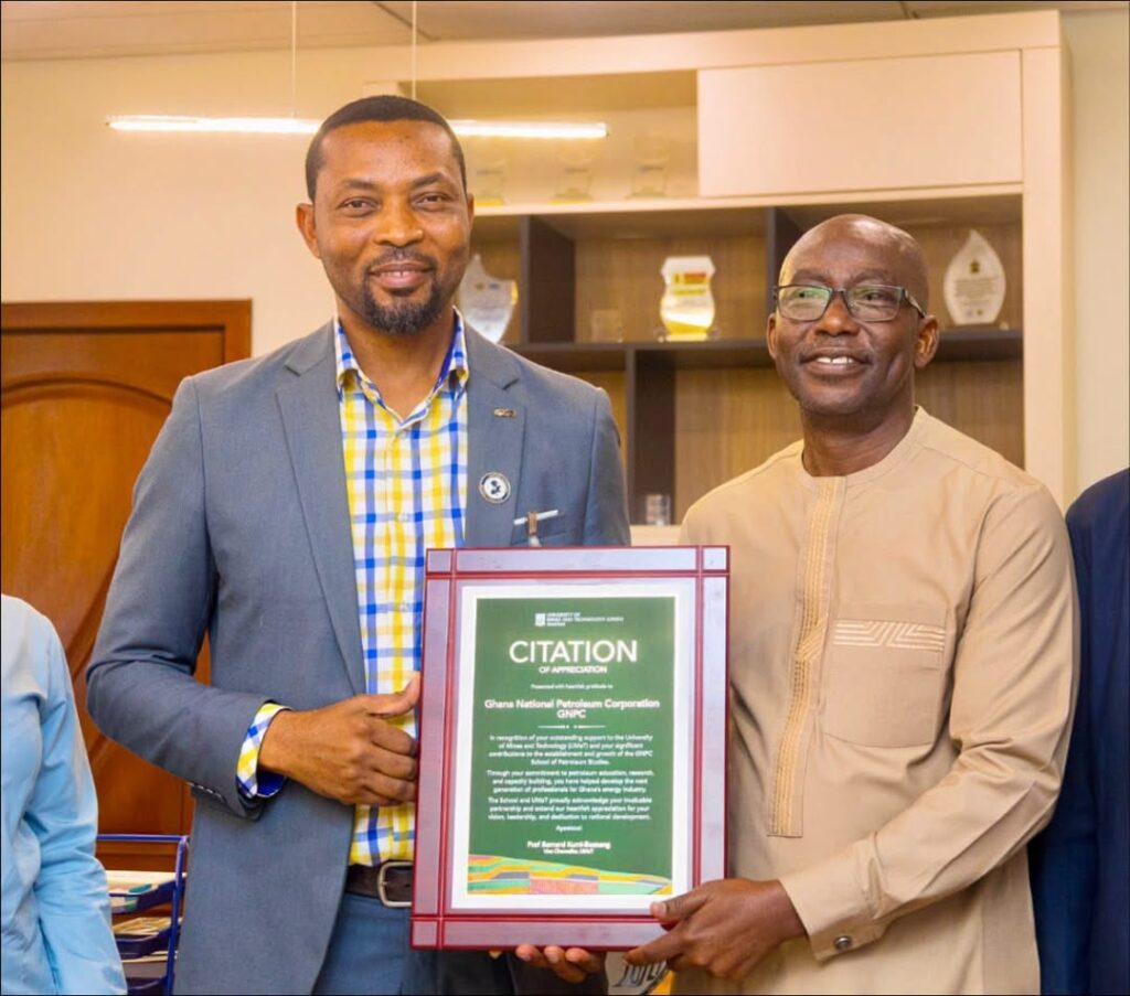 GNPC, UMaT Deepen Push For Petroleum Skills And Research 3 UMaT, led by the Dean of the GNPC School of Petroleum Studies, Professor Eric Broni-Bediako, and GNPC CEO Ntow Amoah