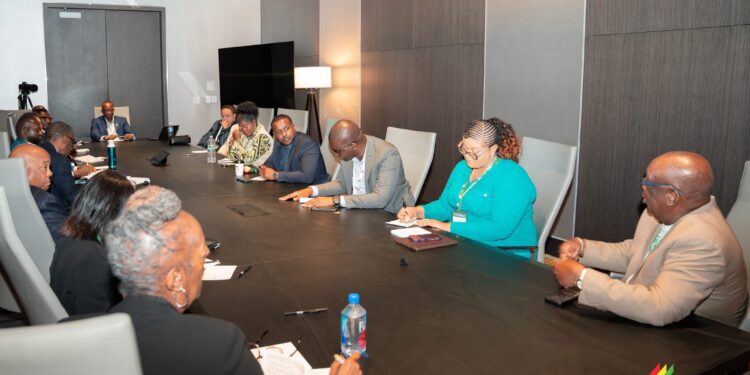 Officials of GIPA Engaging Investors and Diaspora Leaders in a Side Meeting During the African Business Summit, 2026
