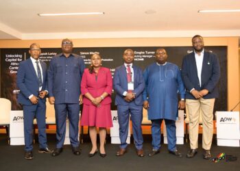 GIPA CEO Pushes Domestic Capital, Diaspora Funds to Finance Africa’s Oil and Gas Future 2 Mr. Simon Madjie, CEO of Ghana Investment Promotion Authority with Fellow Panelists at the Africa Oil Week, 2026