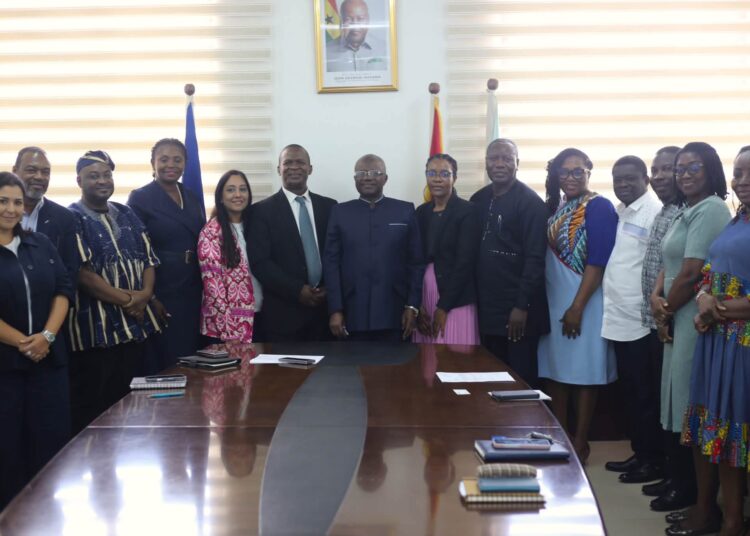 Coca-Cola Equatorial Africa Engages GSA Leadership Over Proposed Nutrient Profiling Model 1 GSA Director-General Prof. George Agyei with the Delegation from Cocoa-Cola Equatorial Africa Ltd and Senior GSA Officials after the Engagement at GSA Head Office in Accra.