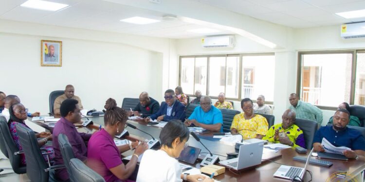 Officials of MoTAI and JICA at a Folloe-Up Meeting in Accra to Advance the Agro-Processing Value Chain Project Under AfCFTA