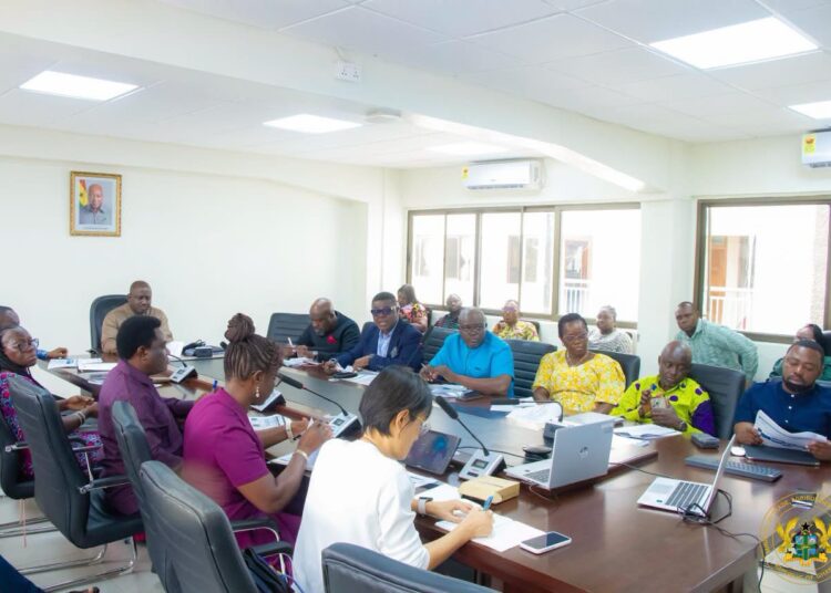 Ghana, JICA Plan to Boost Agro-Processed Exports Under AfCFTA Initiative 1 Officials of MoTAI and JICA at a Folloe-Up Meeting in Accra to Advance the Agro-Processing Value Chain Project Under AfCFTA
