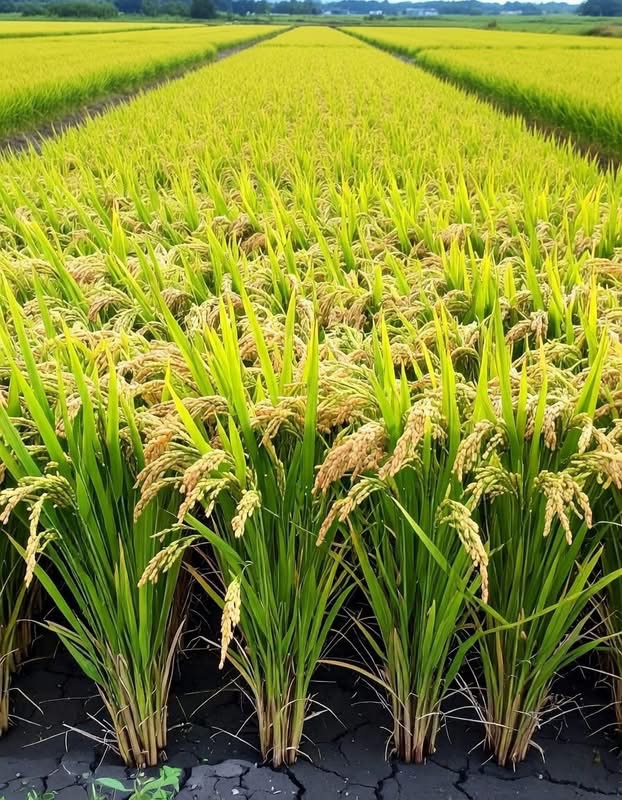 A Rice Farms Ready for  Harvest