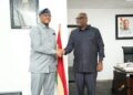 Ghana Targets Deeper Investment Ties with Nigeria After $2.6bn FDI Inflow in 2025 7 Ghana's High Commissioner-Designate, H.E. Baba Sadiq Abdulai Abu, to Nigeria in a Handshake with GIPC, CEO Simon Madjie During a Courtesy Call in Accra Ahead of His Posting to Abuja