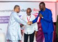 BOSAG CEO, Mr. David Gowu Sharing Greetings With the Presidential Adviser on the 24-Hour Economy and Accelerated  Export Development Mr. Goosie Tanor