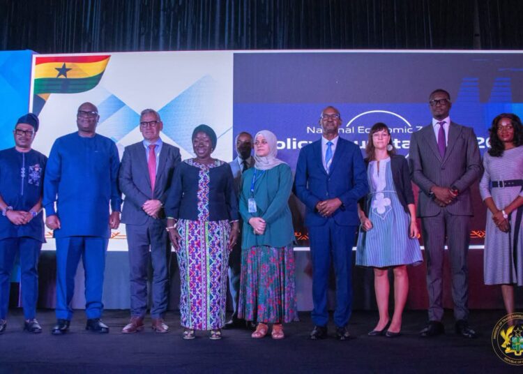 Gov’t Positions Economic Zones as Drivers of Jobs and Exports 1 Minister for Trade and Industry, Hon. Elizabeth Ofosu-Adjare with Partners and Stakeholders at the 2026 National Economic Zones Policy Roundtable in Accra