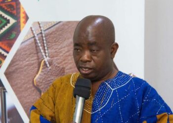 Deputy Minister for Trade, Agribusiness and Industry, Hon. Sampson Ahi, Addressing Participants at the EcoMark Africa Awareness Workshop in Accra