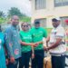 Officials of OPDAG and TCDA During a Handover of Agricultural Inputs, Including Weedicdes and Other Farm Equipment to Support Oil Palm Smallholders