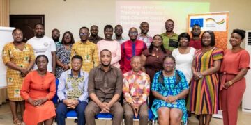 Participants and Facilitators After the Progress Brief on FBS  Climate- Smart Teaching Materials, Supported by the European Union and German Cooperation