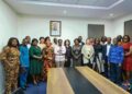 GEA CEO Ms. Margaret Ansei with the AFD Delegation and GEA Management After Talks on Support for Women Entrepreneurs