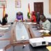 The Minister for Fisheries, Hon. Emelia Arthur, Chairing the Meeting Between the Fisheries and Aquaculture Ministry and the Ambassador of France and her Team