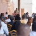 Dr. Wisdom Dogbey, the Managing Director of CMC Addressing Staff During the Nationwide Staff Durbar in Accra