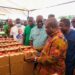 Hon. Eric Opoku, Minister of Food and Agriculture Inspecting the Freshly Produced Ghanaian Made Tomato in the Volta Region