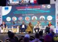 GISE 2026 Brings Industry Stakeholders to Drive Ghana Export-Led Industrial Growth 6 Panellist Seated and Having Discussion at the Ghana Industrial Summit and Exhibition