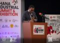Dr. Ishmeal Dodoo, Chief Partnership Officer for the 24-Hour Economy Addressing Stakeholders and Government Officials at the 24-Hour Economy