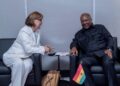 President Mahama Having a High Level Discussion on  Global Economy